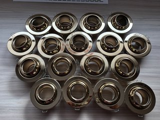 Aros de empotrar dorados