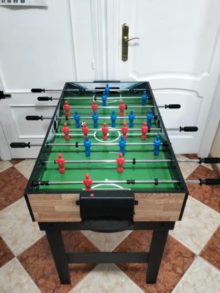 Mesa multijuegos 3 en 1. Futbolín, hockey y billar