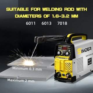 Soldadora Inverter SIMDER TIG-200I IGBT