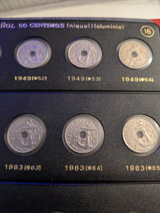 Colección Monedas Estado Español 1949-1966