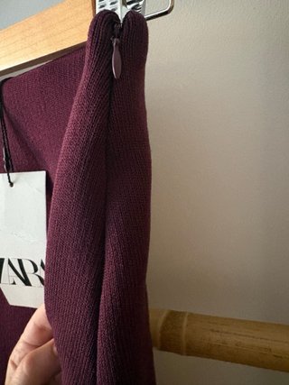 Falda Zara Morada Talla Única