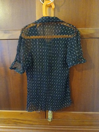 Blusa Massimo Dutti Negra Talla S/M