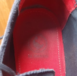 Zapatos de ante azul EL GANSO nº40