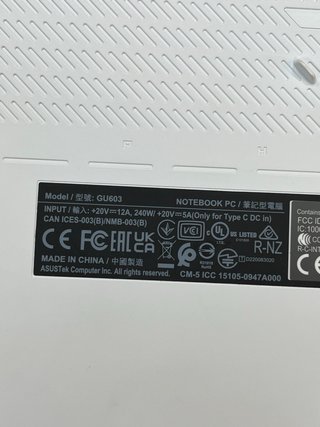 ASUS ROG  GU603#169089