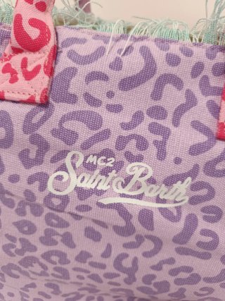 Borsa Saint Barth Leopardata Rosa