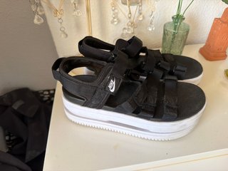 Sandalias Nike Plataforma Negras