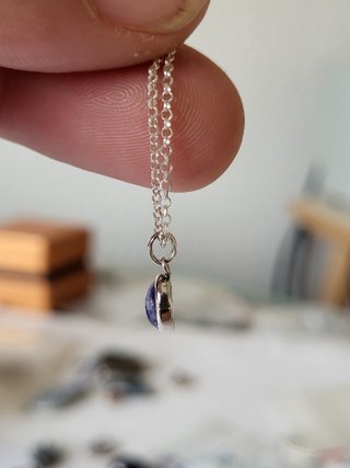 Colgante Tanzanita Natural Plata 925