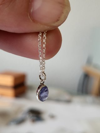 Colgante Tanzanita Natural Plata 925