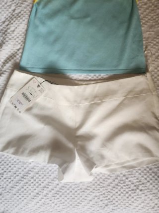 Conjunto blusa y pantalón corto