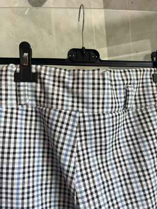 Traje de cuadros mujer