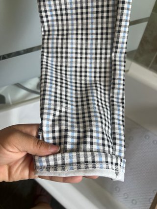 Traje de cuadros mujer