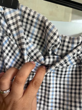Traje de cuadros mujer