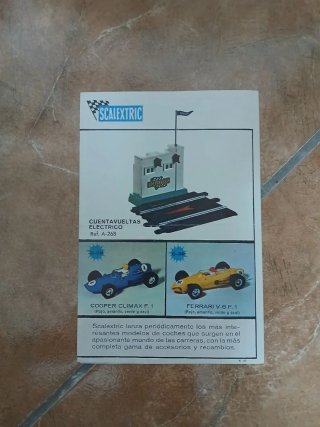 Folleto Scalextric Model Motor Racing