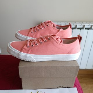 Tenis Roxby Lace Coral Clarks Talla 40