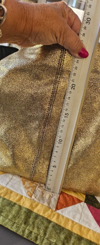 Bolso Piel Italiana Negro y Dorado