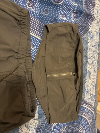 Completo Top e Pantalone Cargo Grigio
