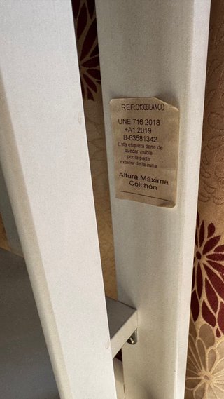 Cuna IKEA con colchón Ecus Kid