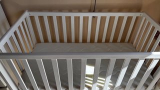 Cuna IKEA con colchón Ecus Kid