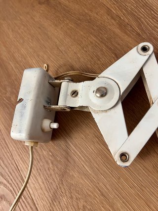 Lampada vintage a pantografo SIS Type 107 anni 50