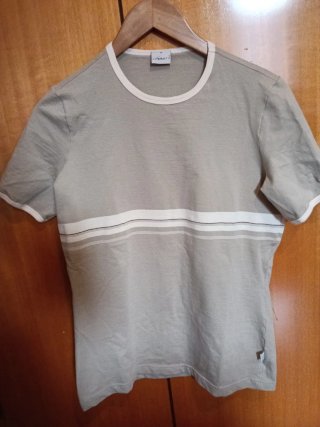 Camiseta Lacoste Beige Manga Corta