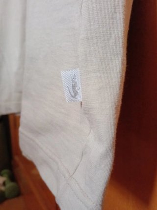 Camiseta Lacoste Beige Manga Corta