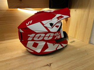 Casco Fox V1 + Occhiali 100%