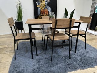 MESA CON 4 SILLAS