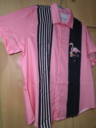 Camisa Hawaiana Flamenco Cerveza