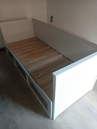 Cama nido blanca madera IKEA Hennes