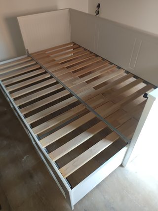 Cama nido blanca madera IKEA Hennes