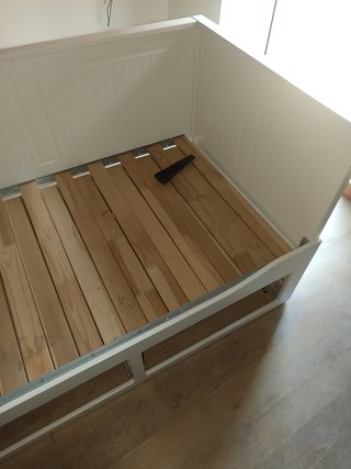 Cama nido blanca madera IKEA Hennes