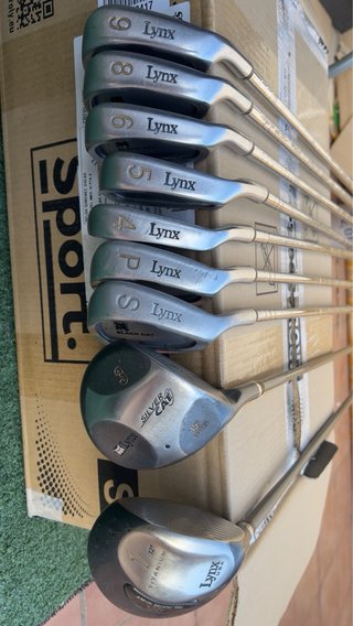 Set hierros Golf Lynx Black Cat + Maderas +hierro7