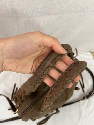Borsa vera pelle Made in Italy City Bag marrone