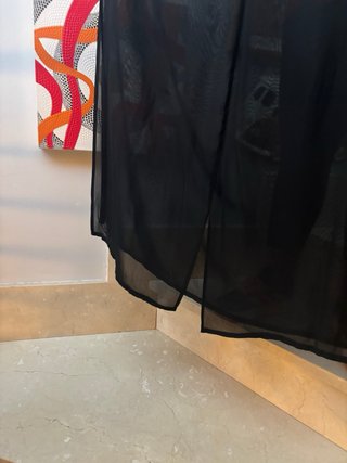 Falda Pareo Zara Negra Talla M