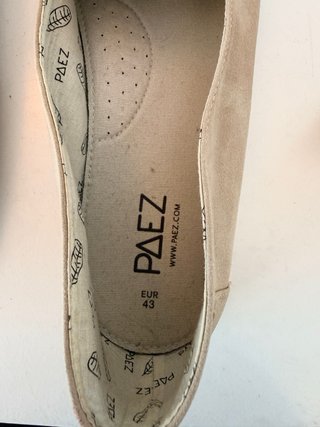 Alpargatas Paez Talla 43 Crudo