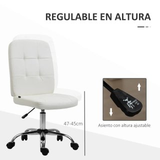 Sedia da Ufficio Ergonomica Bianca