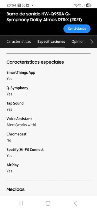 Barra de Sonido Samsung HW-Q950A/ZF