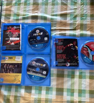 Lote FIFA 16, 18 y 20 PS4