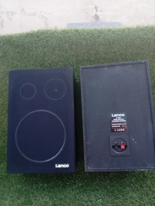Pareja Altavoces Lenco Vintage
