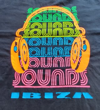 Camiseta Ibiza Neon Talla XL