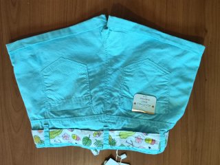 Shorts bambina fantasia frutta taglia 5/6 anni