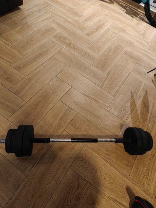 2 Mancuernas Elite en acero que se juntan en barra