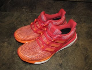 Zapatillas Adidas Running Naranja y Rojo
