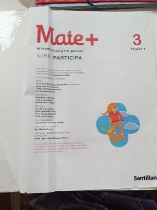Mates + 3 Primaria Matemáticas para pensar