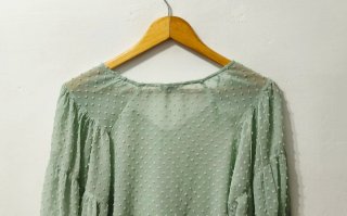 Blusa verde claro Stradivarius mujer Talla M