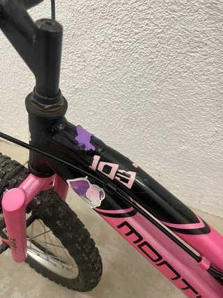 Bicicleta niña Monty rosa