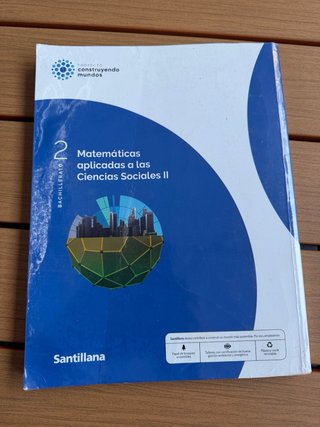 Matemáticas aplicadas a las Ciencias Sociales I...