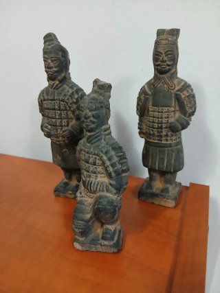 3 Figuras Guerreros Terracota Xian