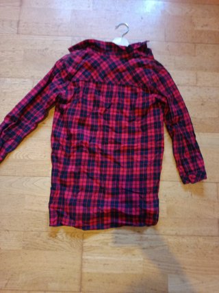 Camisa cuadros roja y negra