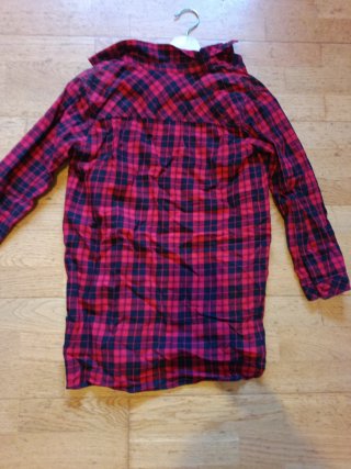 Camisa cuadros roja y negra